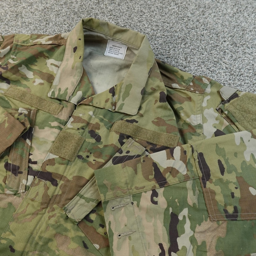 NEW Military Jacket Mens M Multicam OCP Camo‎ Army Combat Uniform Coat Ripstop
